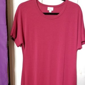 LuLaRoe raspberry Maria NWOT